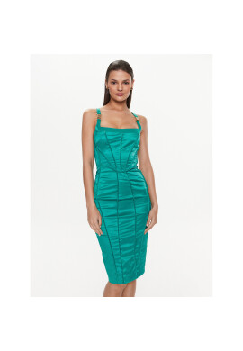 Babylon Коктейлна рокля S_E00748 Зелен Slim Fit - Pepit.bg
