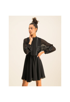 Babylon Коктейлна рокля RF5964 Черен Regular Fit - Pepit.bg