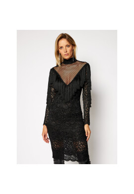 Babylon Коктейлна рокля S00945 Черен Regular Fit - Pepit.bg