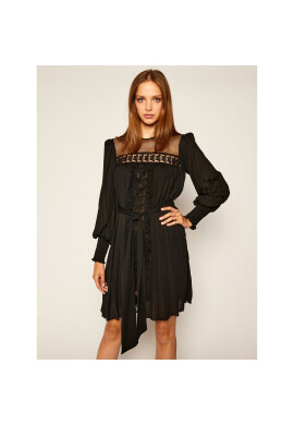 Babylon Коктейлна рокля S00963 Черен Regular Fit - Pepit.bg
