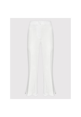 Babylon Текстилни панталони P_MF0602 Бял Regular Fit - Pepit.bg