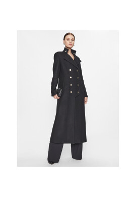 Babylon Вълнено палто T_MF0413 Черен Regular Fit - Pepit.bg