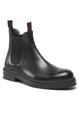 Bally Боти тип челси Cormons-Fur 6301812 Черен - Pepit.bg