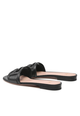 Bally Чехли Peoni Flat 6239494 Черен - Pepit.bg