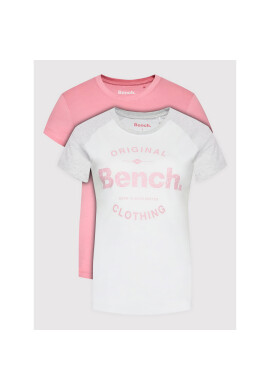 Bench Комплект 2 тишъртки Libbi 120683 Бял Regular Fit - Pepit.bg
