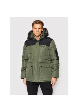 Bench Пухено яке Tillor 118884 Зелен Regular Fit - Pepit.bg