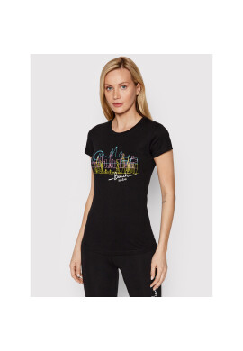 Bench Тишърт Neon City 120754 Черен Regular Fit - Pepit.bg