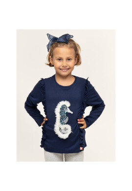 Billieblush Блуза U15682 Тъмносин Regular Fit - Pepit.bg