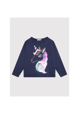 Billieblush Блуза U15936 Тъмносин Regular Fit - Pepit.bg