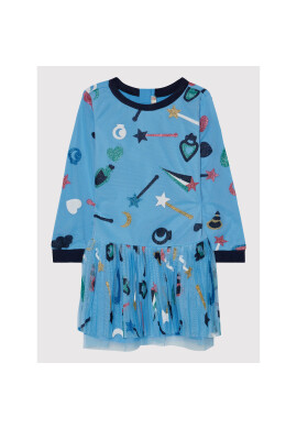 Billieblush Елегантна рокля U12683 Син Regular Fit - Pepit.bg