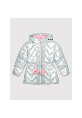 Billieblush Пухено яке U16302 Сребрист Regular Fit - Pepit.bg