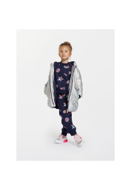 Billieblush Пухено яке U16363 Сребрист Regular Fit - Pepit.bg