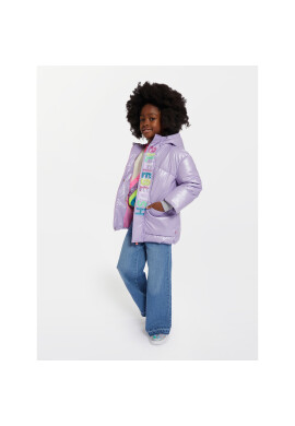 Billieblush Пухено яке U16366 Виолетов Regular Fit - Pepit.bg