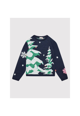 Billieblush Пуловер U15904 Тъмносин Regular Fit - Pepit.bg