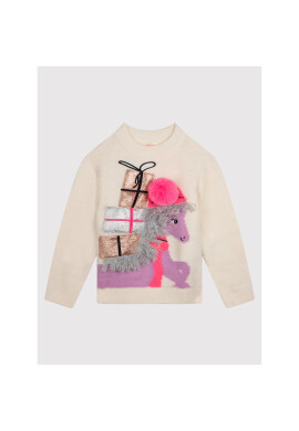 Billieblush Пуловер U15A18 Бежов Regular Fit - Pepit.bg