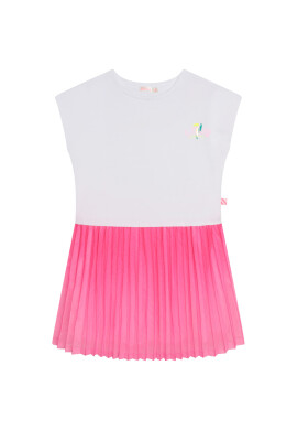 Billieblush Рокля U12799 Бял Regular Fit - Pepit.bg