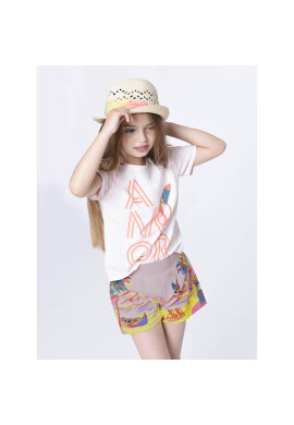 Billieblush Шорти от плат U14655 Розов Regular Fit - Pepit.bg