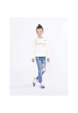 Billieblush Суитшърт U15A96 Екрю Regular Fit - Pepit.bg