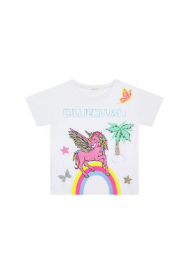 Billieblush Тишърт U15B02 Бял Regular Fit - Pepit.bg