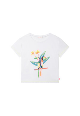 Billieblush Тишърт U15B25 Бял Regular Fit - Pepit.bg