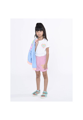 Billieblush Тишърт U15B49 Бял Regular Fit - Pepit.bg