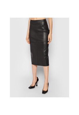Birgitte Herskind Кожена пола Beate 4163791 Черен Slim Fit - Pepit.bg
