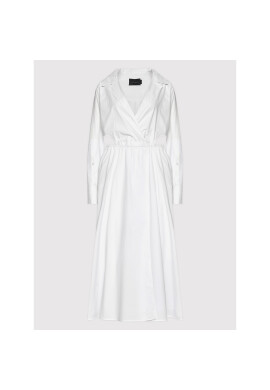 Birgitte Herskind Рокля тип риза David 4331610 Бял Regular Fit - Pepit.bg