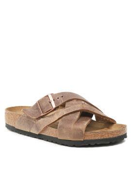 Birkenstock Чехли Lugano 1015498 Кафяв - Pepit.bg