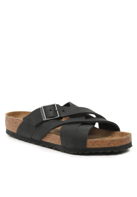 Birkenstock Чехли Lugano 1017465 Черен - Pepit.bg