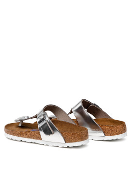 Birkenstock Джапанки Gizeh Bs 1003675 Сребрист - Pepit.bg