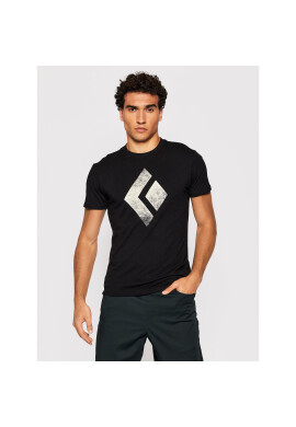 Black Diamond Тишърт Chalked Up APUO950002 Черен Regular Fit - Pepit.bg