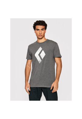 Black Diamond Тишърт Chalked Up APUO950036 Сив Regular Fit - Pepit.bg