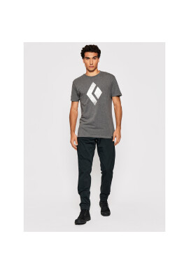 Black Diamond Тишърт Chalked Up APUO950036 Сив Regular Fit - Pepit.bg