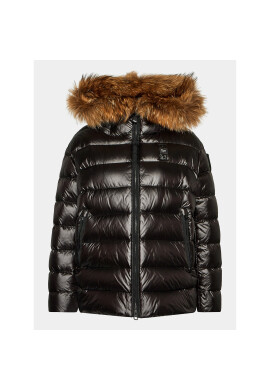 Blauer Пухено яке 23WBLDC03092 Черен Regular Fit - Pepit.bg