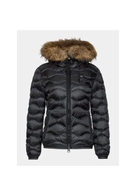 Blauer Пухено яке 23WBLDC03093 Черен Regular Fit - Pepit.bg