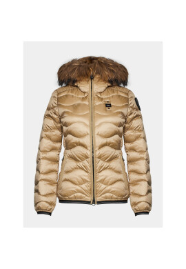 Blauer Пухено яке 23WBLDC03093 Кафяв Regular Fit - Pepit.bg