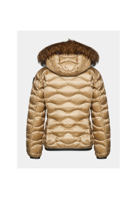 Blauer Пухено яке 23WBLDC03093 Кафяв Regular Fit - Pepit.bg
