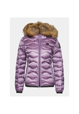 Blauer Пухено яке 23WBLDC03093 Виолетов Regular Fit - Pepit.bg