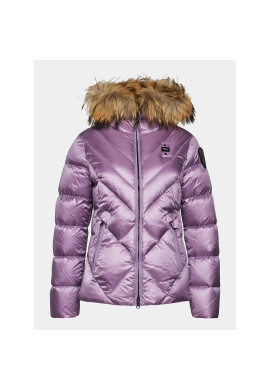 Blauer Пухено яке 23WBLDC03141 Виолетов Regular Fit - Pepit.bg
