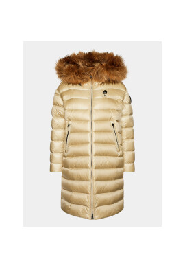 Blauer Пухено яке 23WBLDK03094 Бежов Regular Fit - Pepit.bg