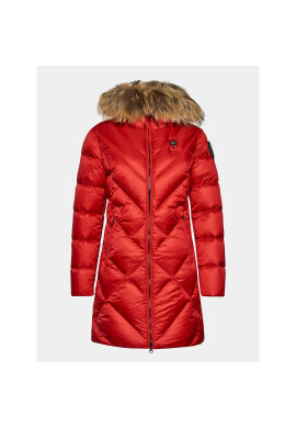 Blauer Пухено яке 23WBLDK03140 Червен Regular Fit - Pepit.bg