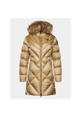 Blauer Пухено яке 23WBLDK03140 Кафяв Regular Fit - Pepit.bg