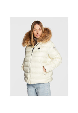 Blauer Пухено яке BLDC03029 005050 Екрю Regular Fit - Pepit.bg