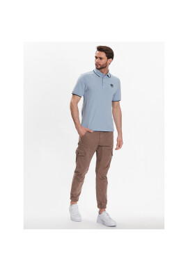 Blauer Тениска с яка и копчета 23SBLUT02430 Син Regular Fit - Pepit.bg