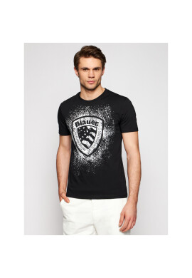 Blauer Тишърт Shield 21SBLUH02134 004547 Черен Regular Fit - Pepit.bg