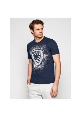 Blauer Тишърт Shield 21SBLUH02134 004547 Тъмносин Regular Fit - Pepit.bg