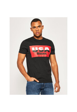 Blauer Тишърт Soft 20SBLUH02158 004547 Черен Regular Fit - Pepit.bg