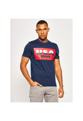 Blauer Тишърт Soft 20SBLUH02158 004547 Тъмносин Regular Fit - Pepit.bg