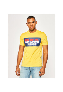 Blauer Тишърт Soft 20SBLUH02158 004547 Жълт Regular Fit - Pepit.bg