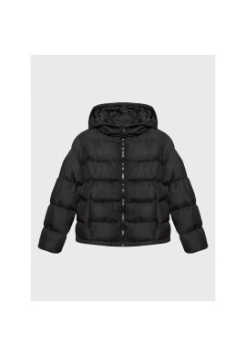 Blue Seven Пухено яке 597041 Черен Regular Fit - Pepit.bg